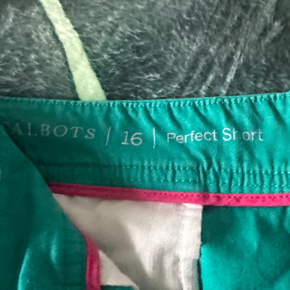 Talbots Teal Women's Bermudas - Picture 2 of 2
